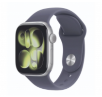 product image: Apple Watch Series 11 GPS + Cellular 42mm Aluminium silber Sportarmband nebelviolett S/M